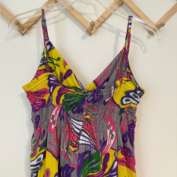 MPH Collection Floral/Butterfly Print Dress - Picture 3 of 4